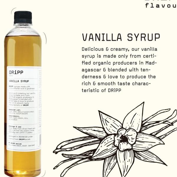 

DRIPP VANILLA SYRUP ( SIRUP VANILA )