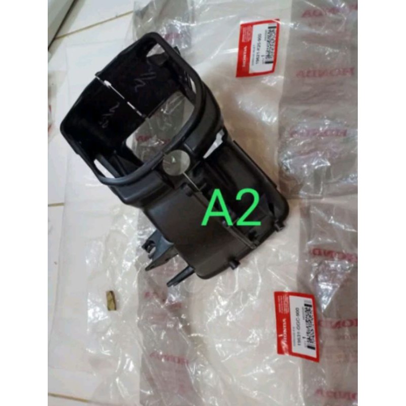 cover tutup blok block mesin set in out atas bawah beat fi spasy scoopy fi 2013 2014 stater berisik