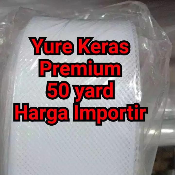 

1.1 SALE Pita jala Yure hardnet isi 50 yar putih keras PREMIUM