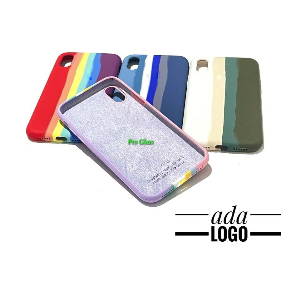 C201.5 IPhone X / XS / XR / XS MAX / 11 / 11 PRO / MAX Rainbow Full Silicone Soft Case