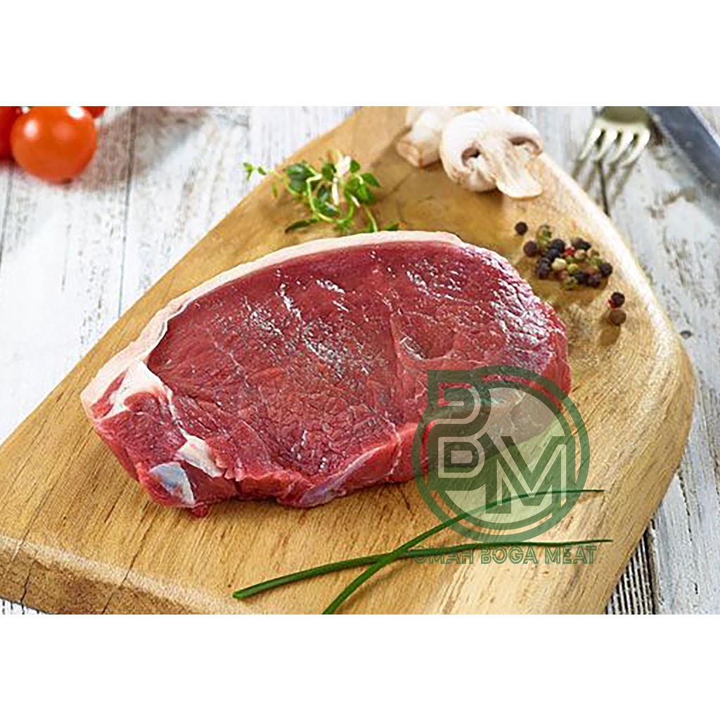 

Beef Sirloin Steak Import HND cut -+5 pcs/ Daging sirloin potongan steak Import 100% Halal