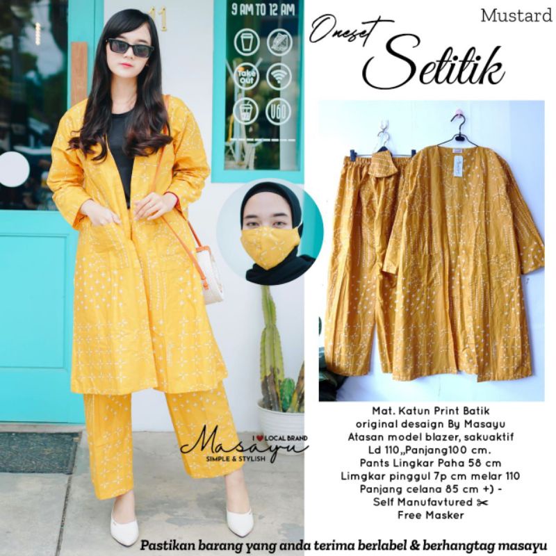 ONE SET BATIK ORIGINAL MASAYU