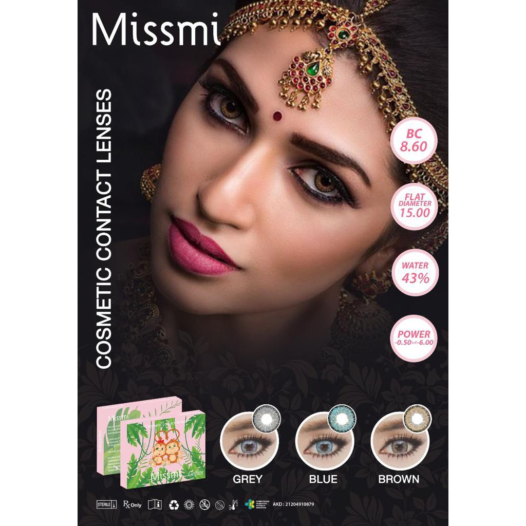 SOFTLENS NEW MISSMI DIAMETER 15 MM ISA MINUS/ SOFTLENS/ SOFTLENSE