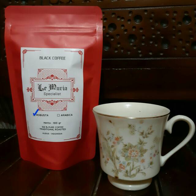 

Kopi LeMURIA COFFEE PURE 100% ROBUSTA 100