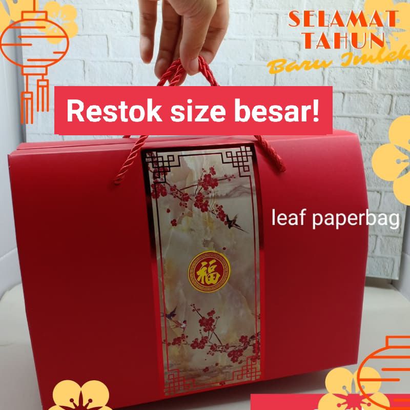 

BISA COD paper bag imlek 2023 tas imlek gable box imlek box sincia box cny paperbag cny paperbag sincia bakcang moon cake festival dragon boat