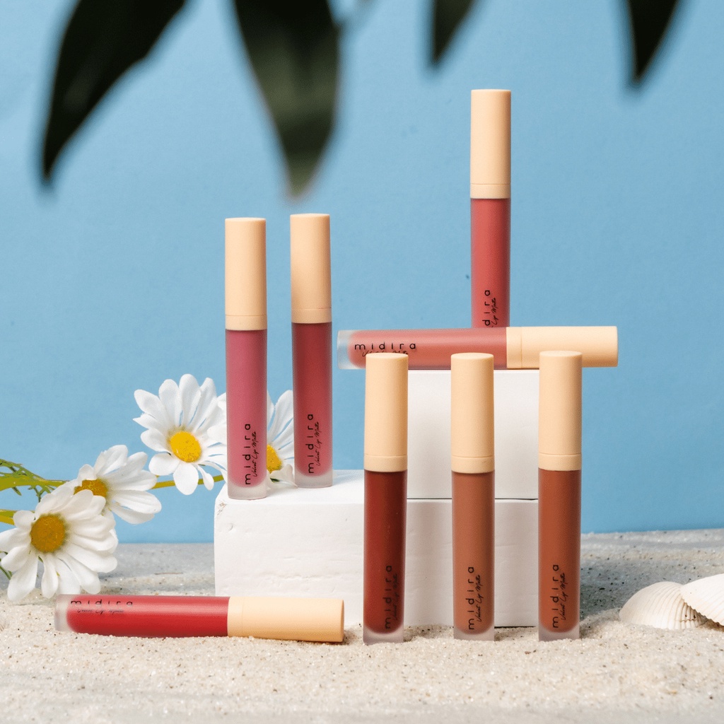 Midira Velvet Lip Matte Lip Cream Double Vit E