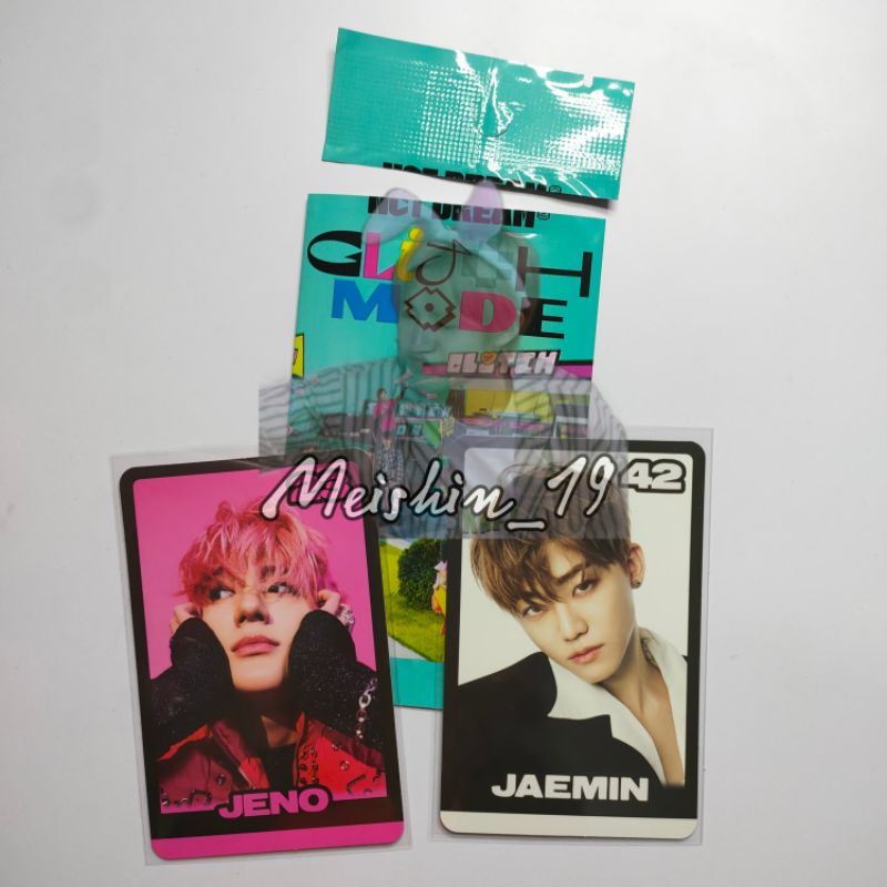 jeno jaemin concept trading card tc glitch mode ver b