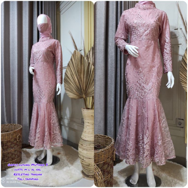 Gamis Modern / Kebaya Modern / Gamis Pesta / Gamis Pesta Mewah / Gamis Brukat /Kebaya Wisuda/ Kebaya