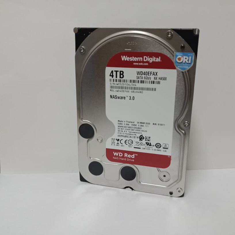 Harddisk HDD WDC 4TB SATA RED - Hardisk WD RED 4TB 3.5 Inch SATA