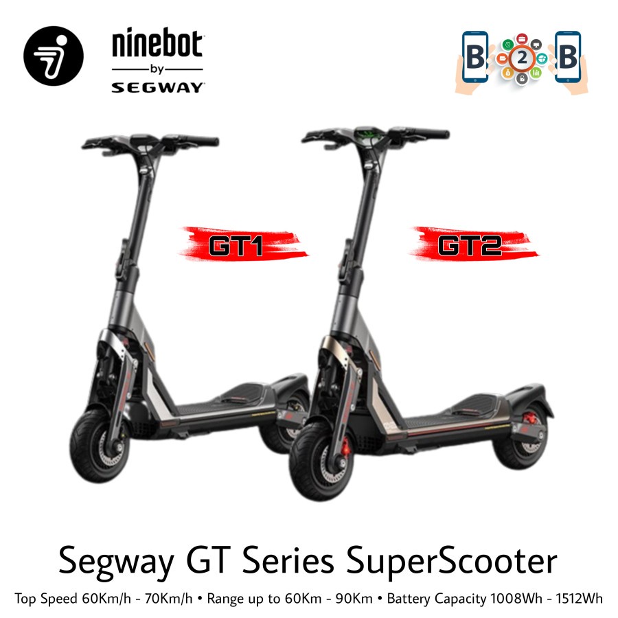 Segway GT Series Super Scooter GT1 / GT2 Ninebot by Segway