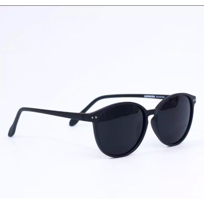 	 kacamata oval lensa minus hitam	