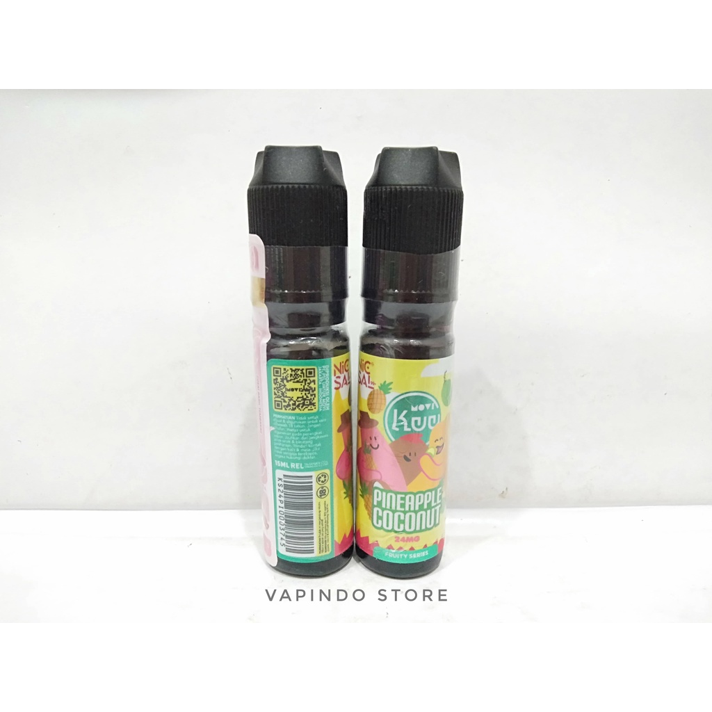 NIC 24MG NICSAL99+ KUY PINEAPPLE COCONUT 15ML BY MOVI LIQUID