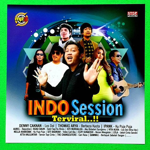 Kaset mp3 lagu terlaris INDO SESSION TERVIRAL
