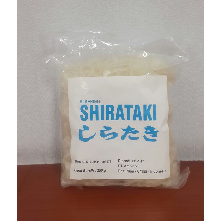 

PROMO Mie Kering Shirataki / Dry Shirataki 250gr TERLARIS