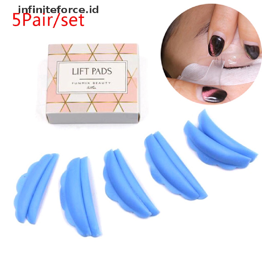 Infiniteforce.id 5 Pasang / set Pad Silikon Untuk Extension Bulu Mata 3d