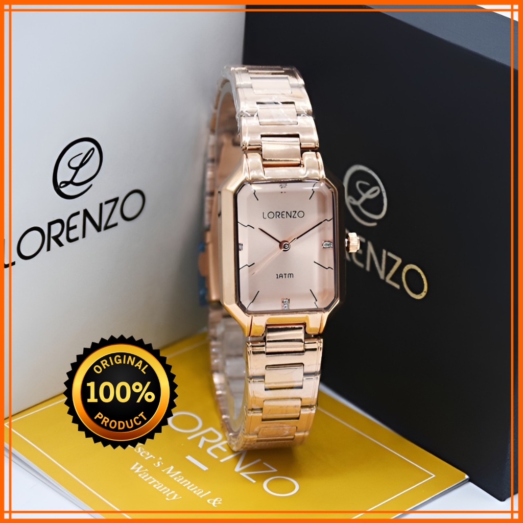 CJT JAM JM TANGAN LORENZO 7015  WANITA CEWEK PEREMPUAN ORIGINAL MURAH ANTI AIR TERBARU