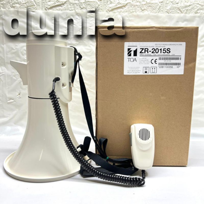 TOA Megaphone ZR-2015S Sirine - Putih TOA ZR-2015S Megaphone