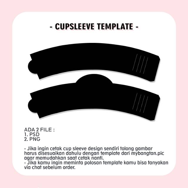 Cupsleeve Template