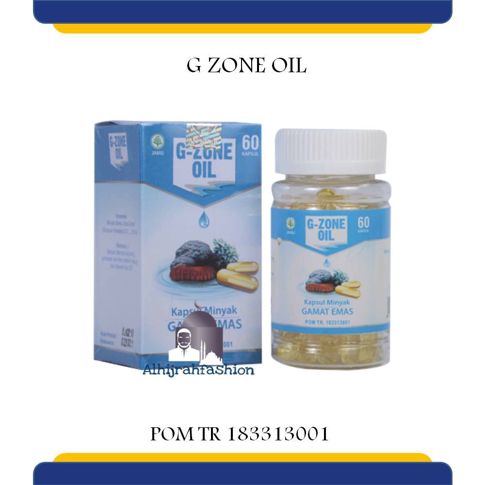 

Herbal G-ZONE OIL @60 Kapsul Minyak Gamat Emas Herbal Maag Terlaris
