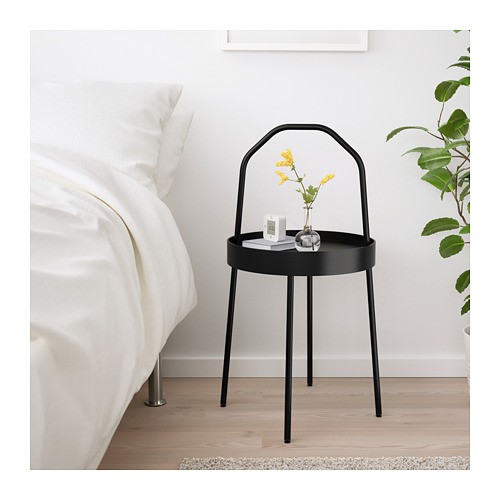 BURVIK Meja samping portable 38cm