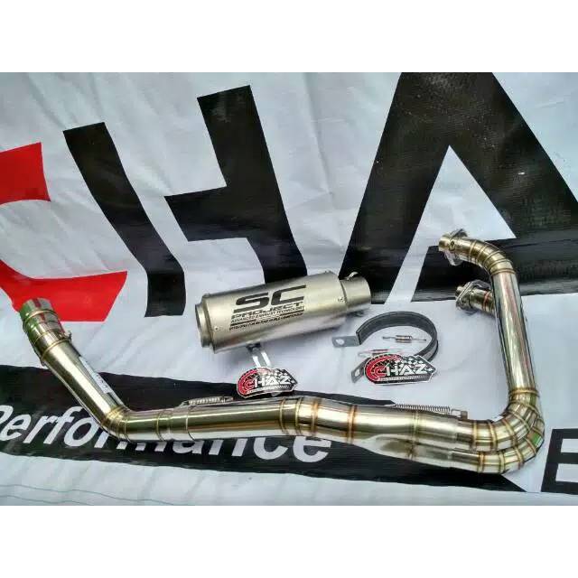 Knalpot SC Project Titan Fulsystem CBR 250cc Ninja 250cc R-25 250cc