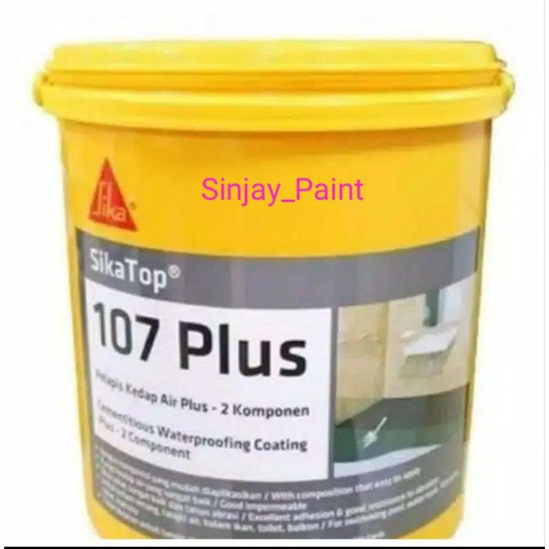 Semen Sika Top 107 4kg plus cairan Semen waterproof Anti bocor Anti rembes  untuk semen dinding luar
