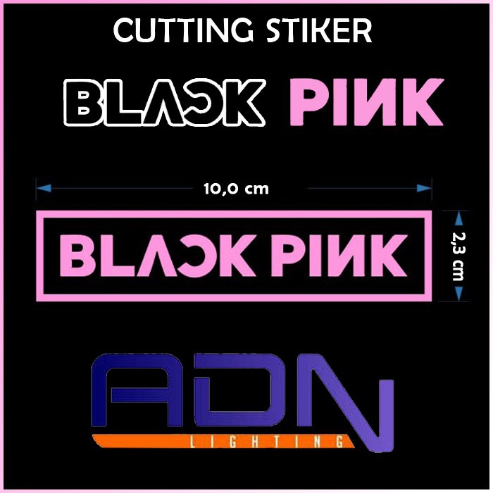 Cutting Sticker Stiker Blackpink Logo TERMURAH