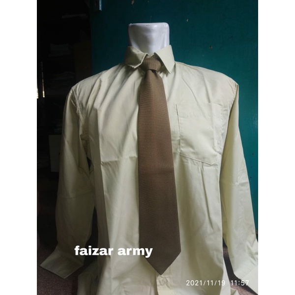 1SET KEMEJA PDU 1 TNI AD + DASI /1SET DALAMAN PDU & DASI