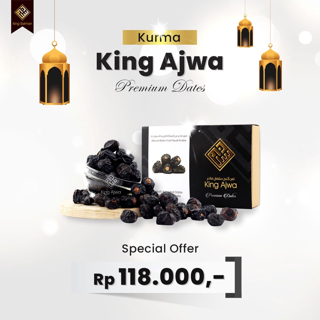 

Kurma King Ajwa - Super Premium Original Kualitas Terbaik