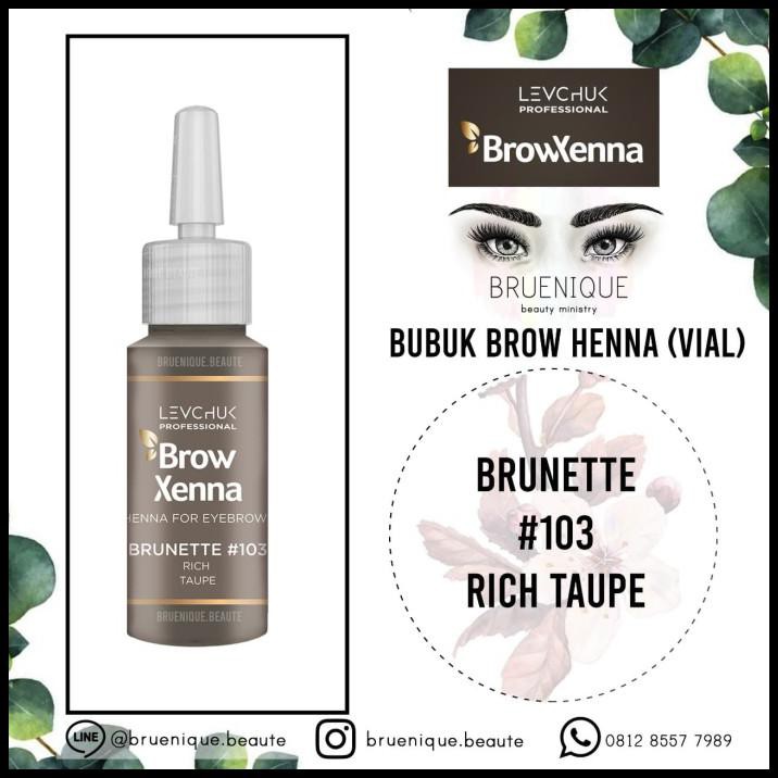 Best Seller Brow Henna - Brown No. 3 - Rich Taupe - Bubuk Henna Untuk Alis