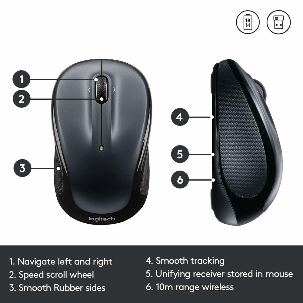 Logitech M325 Mouse Wireless Mouse Laptop HIGH QUALITY