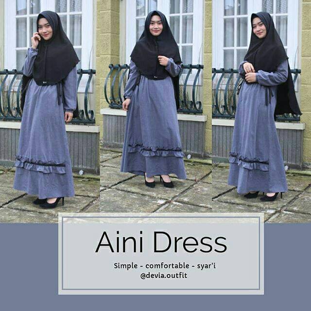 DRESS - GAMIS - KHIMAR SYARI - AINI DRESS