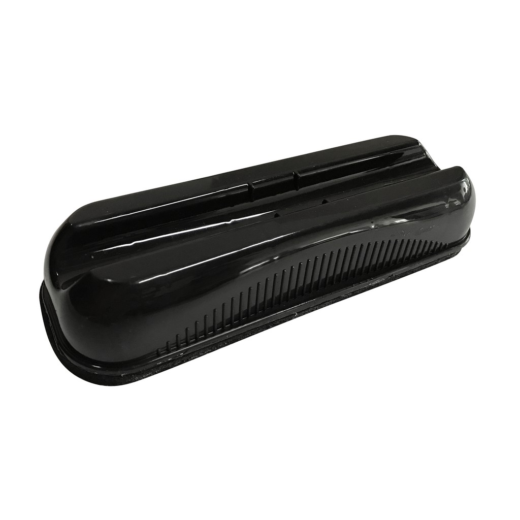 

penghapus papan tulis , warna hitam menyala , dan ada tempat spidolnya , Whiteboard Eraser Black