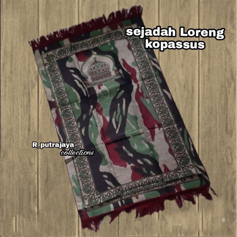 sajadah Loreng TNI/sejadah loreng kopassus