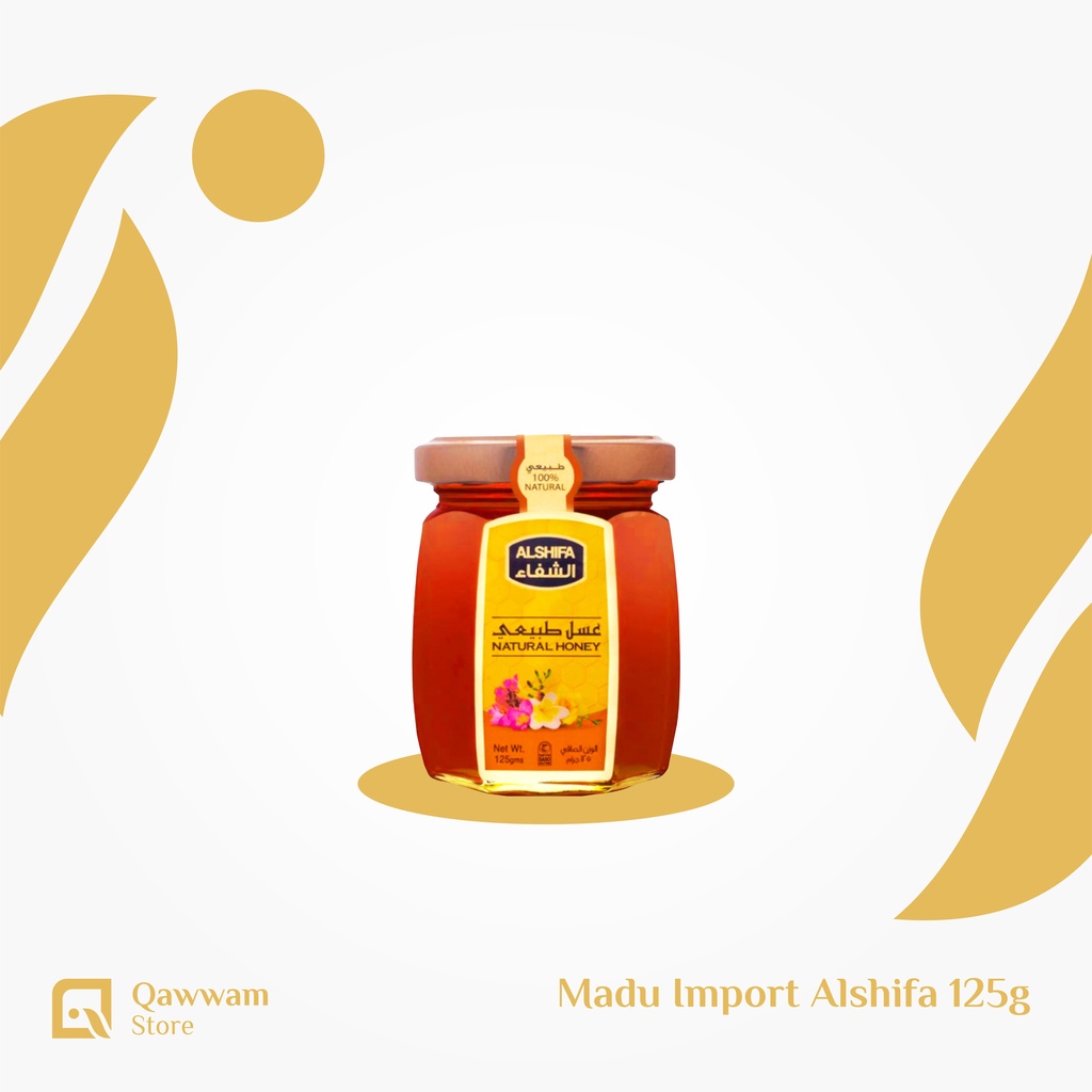 

ALSHIFA Natural Honey Madu Import Asal Saudi Isi 125g