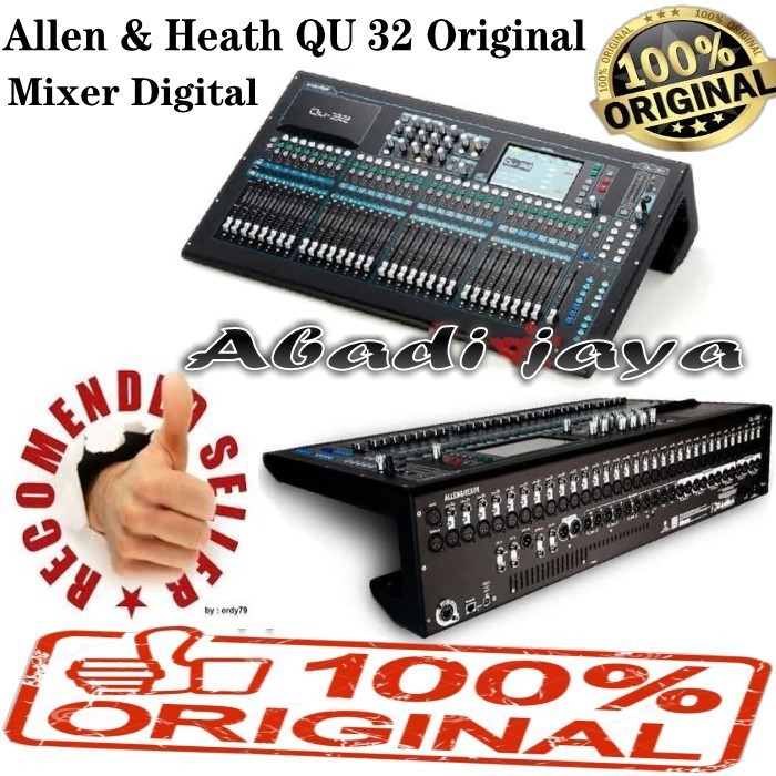 Mixer Allen Heath QU32 Original Digital Mixer QU 32 Channel