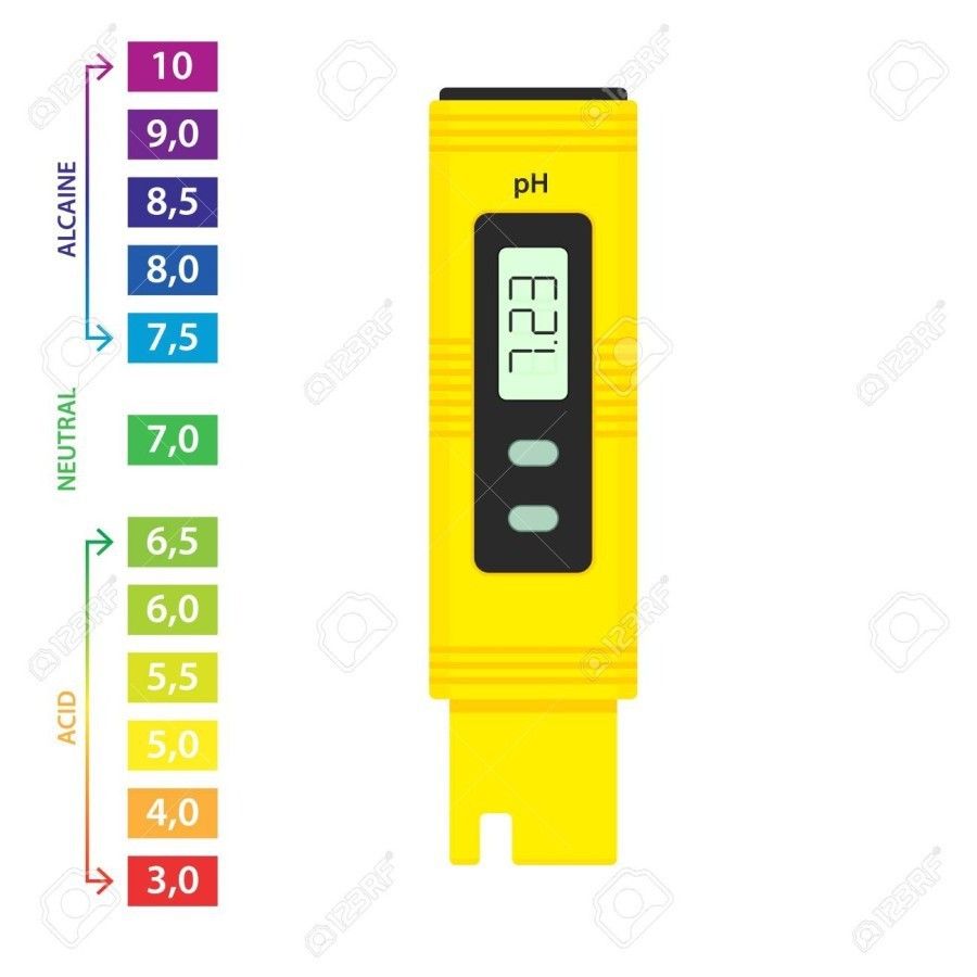 TEST PH METER DIGITAL ALAT UKUR PH 2016 YELLOW