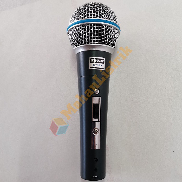 Microphone Mic Vocal Tangan Shure BT 58A Koper On Off Beta 58A