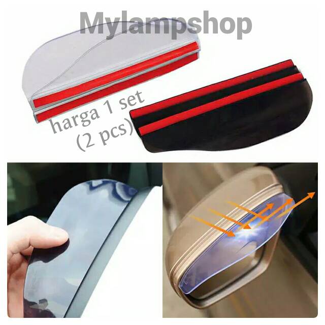 Talang air spion mobil talang hujan