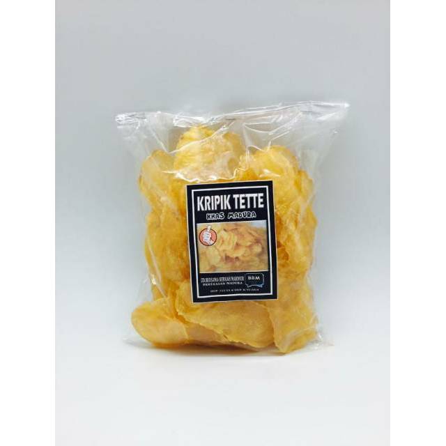 

Keripik singkong geprek tette
