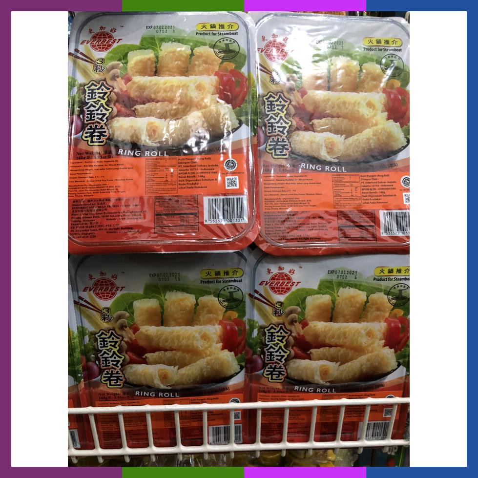 

Everbest Premium Ring Roll Fried Tofu Skin Tahu Roll Haidilao Pot