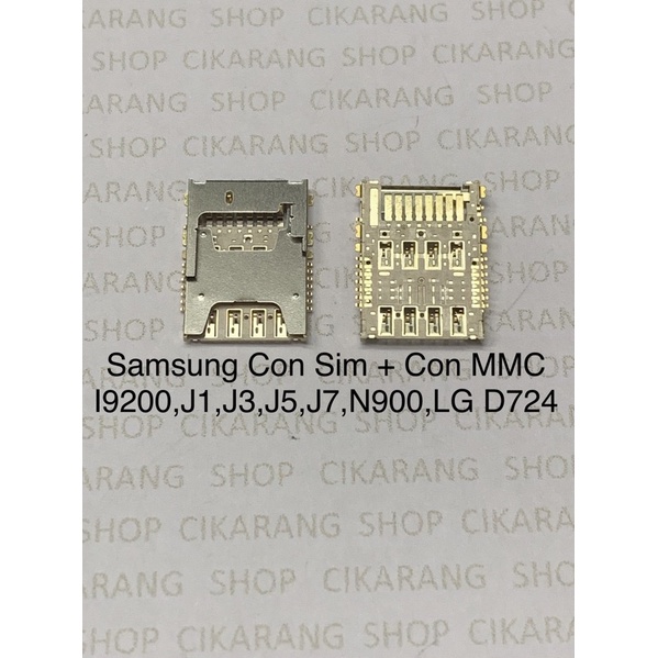 Konektor Sim Connector Simcard Samsung Galaxy Mega 6.3 I9200,J1,J3,J5,N900, LG D724