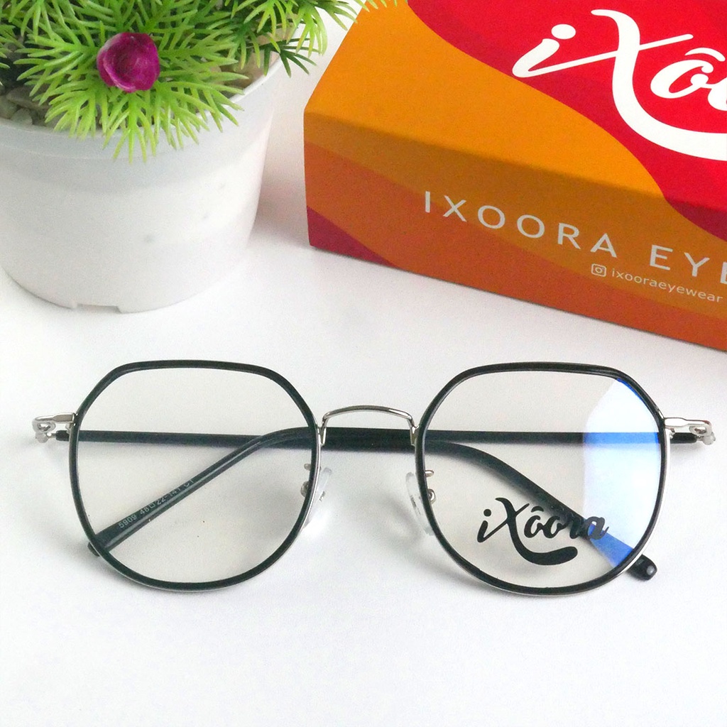 [Best Seller Paket Photocromic] Kacamata Ixoora Cello