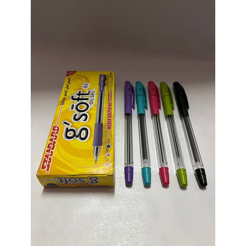 

Pulpen Bolpoin Standard G'soft Hitam 0.5 (1PCS)