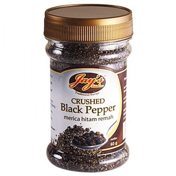 

Jay's Crushed Black Pepper 60g