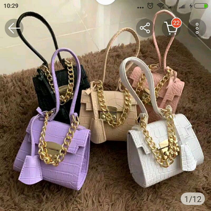 Rully68 Tas Selempang Andin Crocoo Tas mini bisa cod