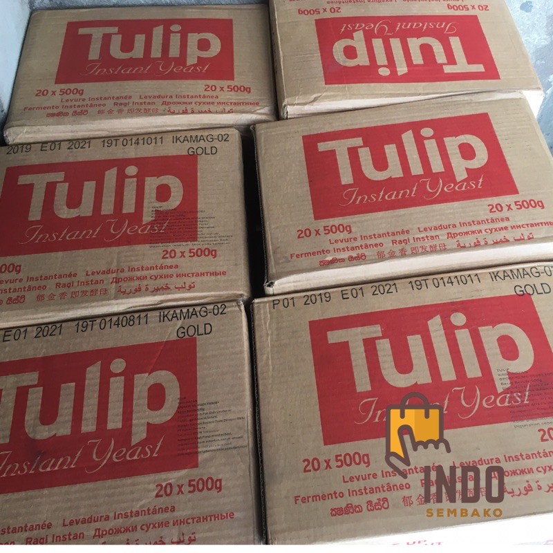 Tulip Ragi dus 20 x 500g / Instant yeast Ragi tulip 20 x 500 gram / Ragi dus