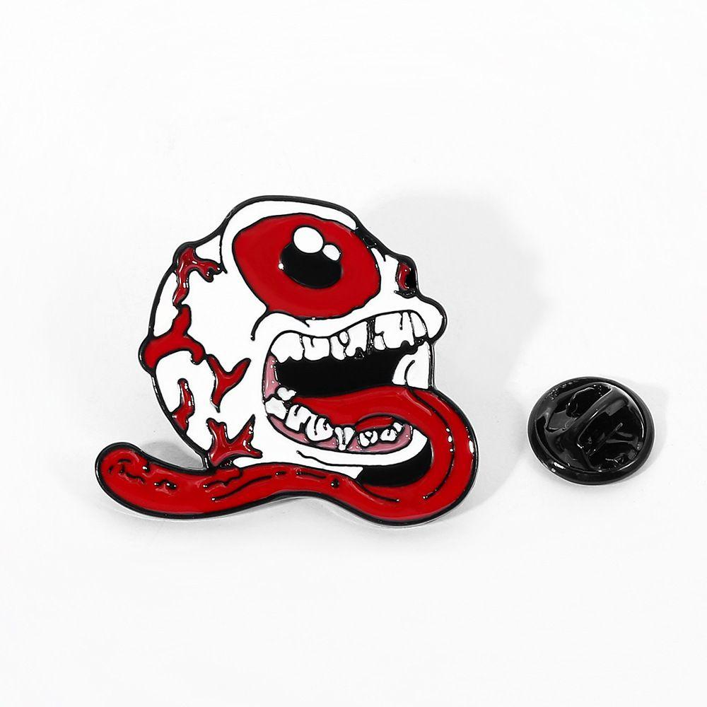 Lily Ghost Enamel Pin Horror Hantu Seram Seram Koleksi