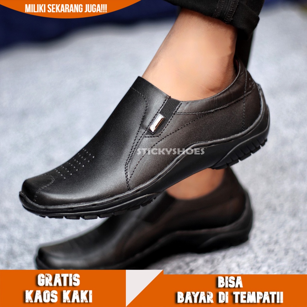 BADIL - Sepatu Formal Pria Original Sepatu Pantofel Kulit Asli