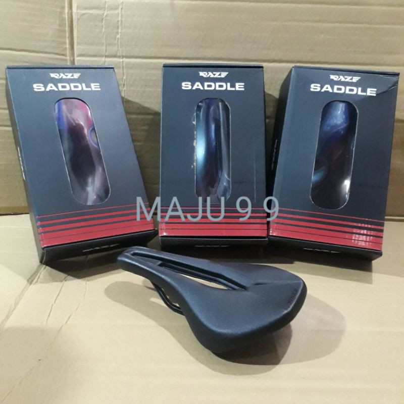 Saddel Sadel Raze Short Nose Roadbike Balap Pendek Sepeda Lipat Mtb Original in Box